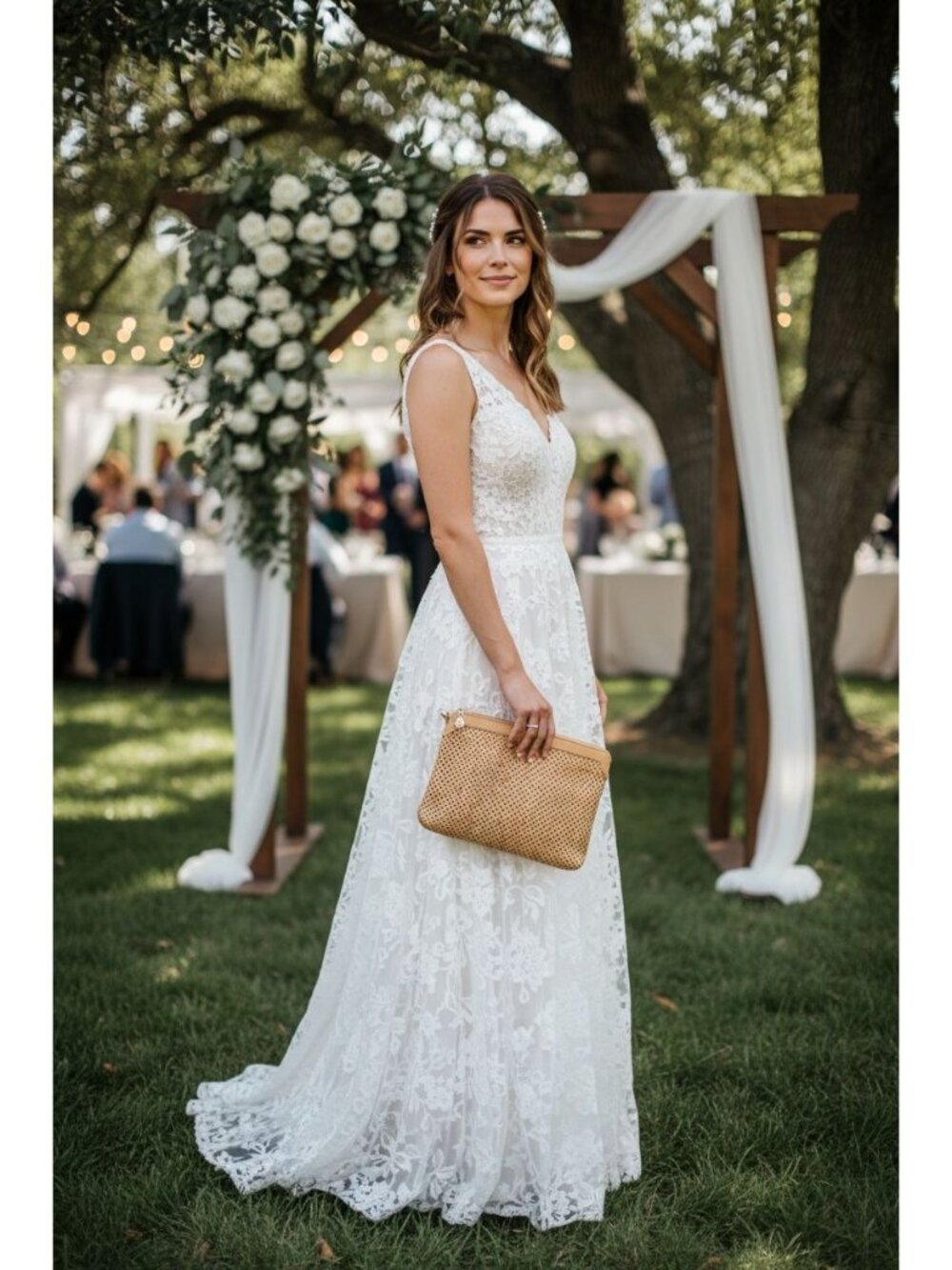 VTG Whiting & Davis Mesh Handbag Beige Metal Chainmail 3-way Bag 80s USA Clutch - Picture 5 of 12